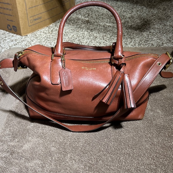 Coach Handbags - Coach Molly East West Leather Satchel